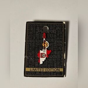 Limited Edition Antwerp, Belgium Flag Guitar Pin *Extremely Rare*